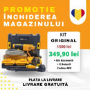 PACHET ORIGINAL: PISTOL DE SPĂLAT CU PRESIUNE + ACCESORII + 2 BATERII CADOU 48V
